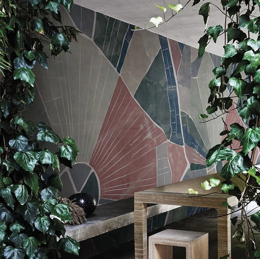 Carta da parati Above the Fields di London Art