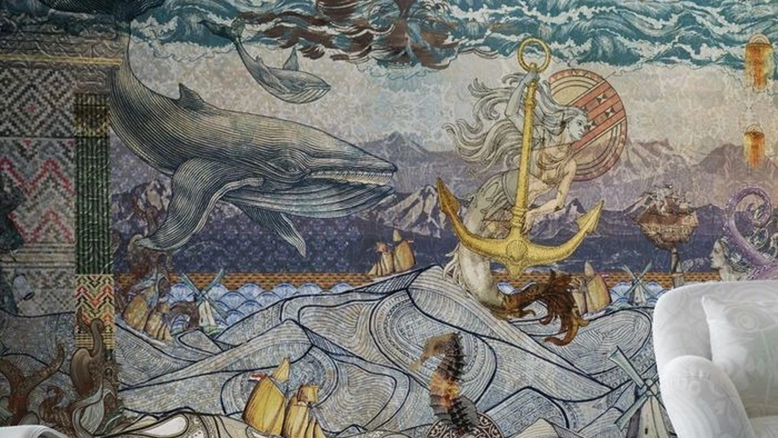 Carta da parati Atlantis di London Art