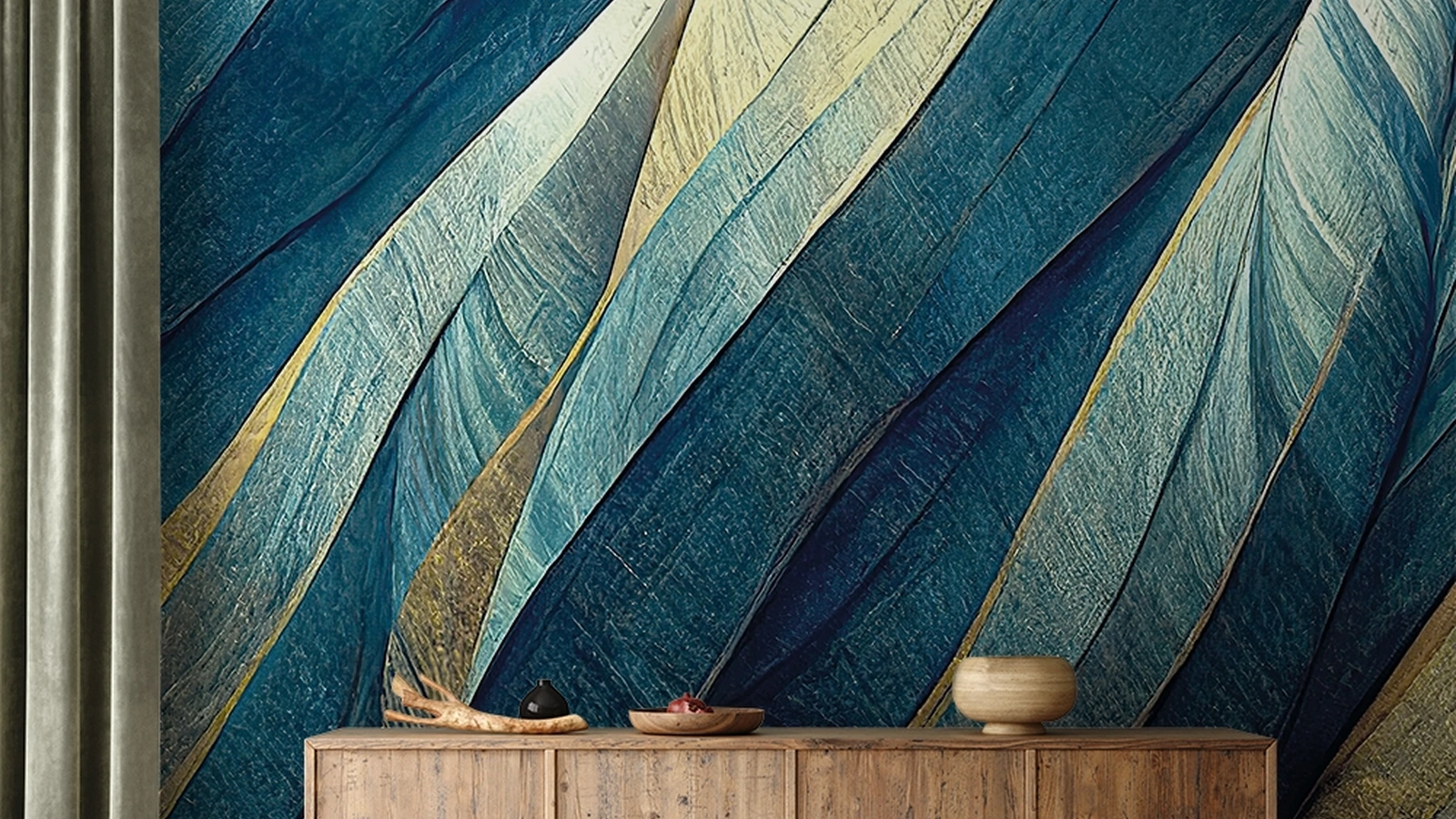 Carta da parati Gold Lines di Adriani e Rossi