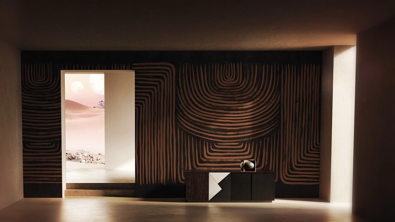 Carta da parati In the Wilderness di London Art