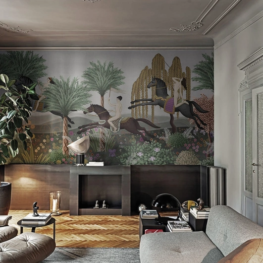 Carta da parati La Course di London Art