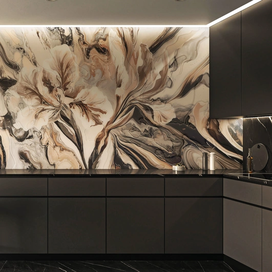 Carta da parati Silk Whispers di London Art