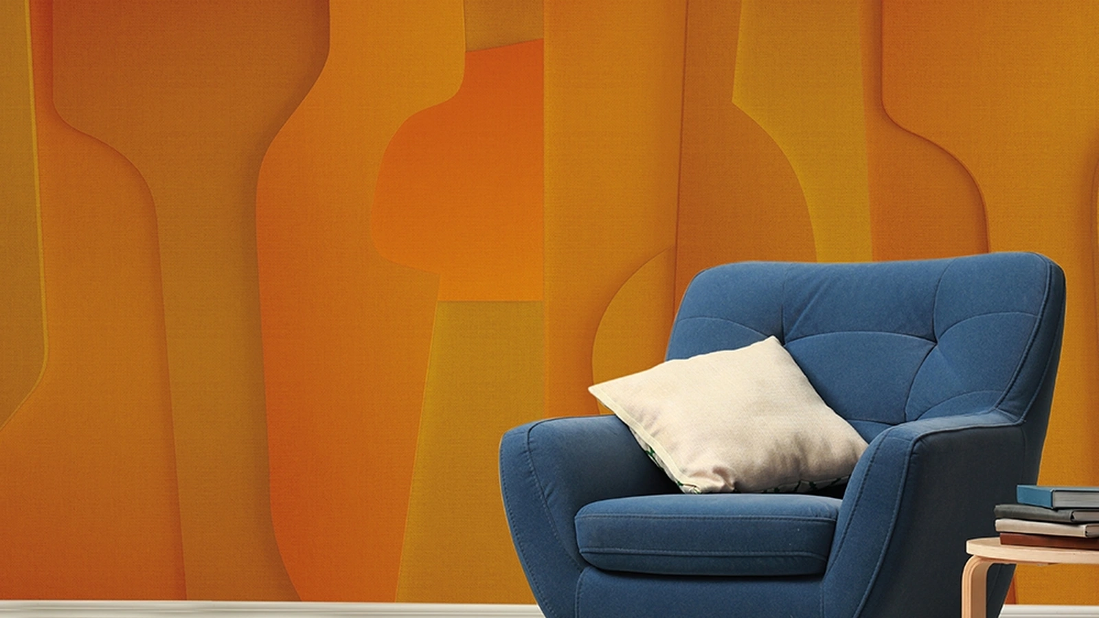 Carta da parati Threedi Herm 2 di Adriani e Rossi