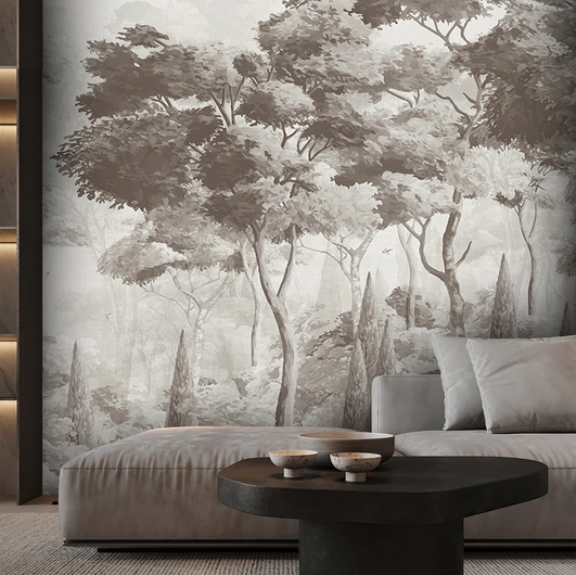 Carta da parati Wallpainting Tree di Adriani e Rossi