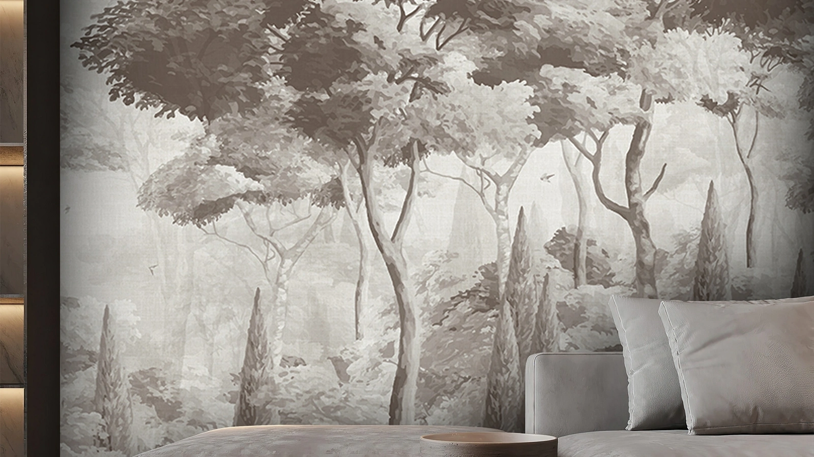 Carta da parati Wallpainting Tree di Adriani e Rossi