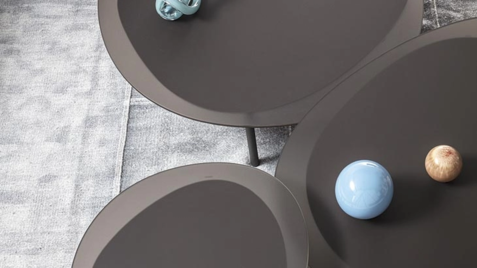 Tavolino in vetro Tsuki di Alf Da Frè