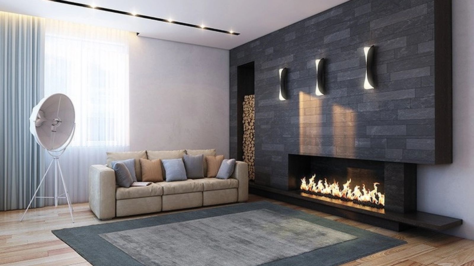 Tappeto luxury Brianne Powder Blue di Sitap