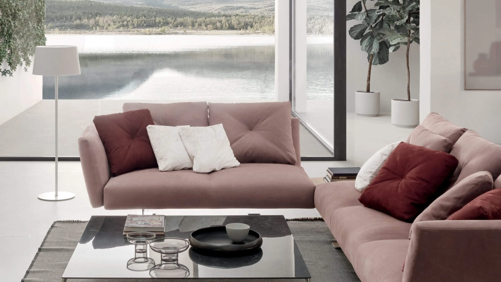 Tavolino quadrato Darwin di Presotto