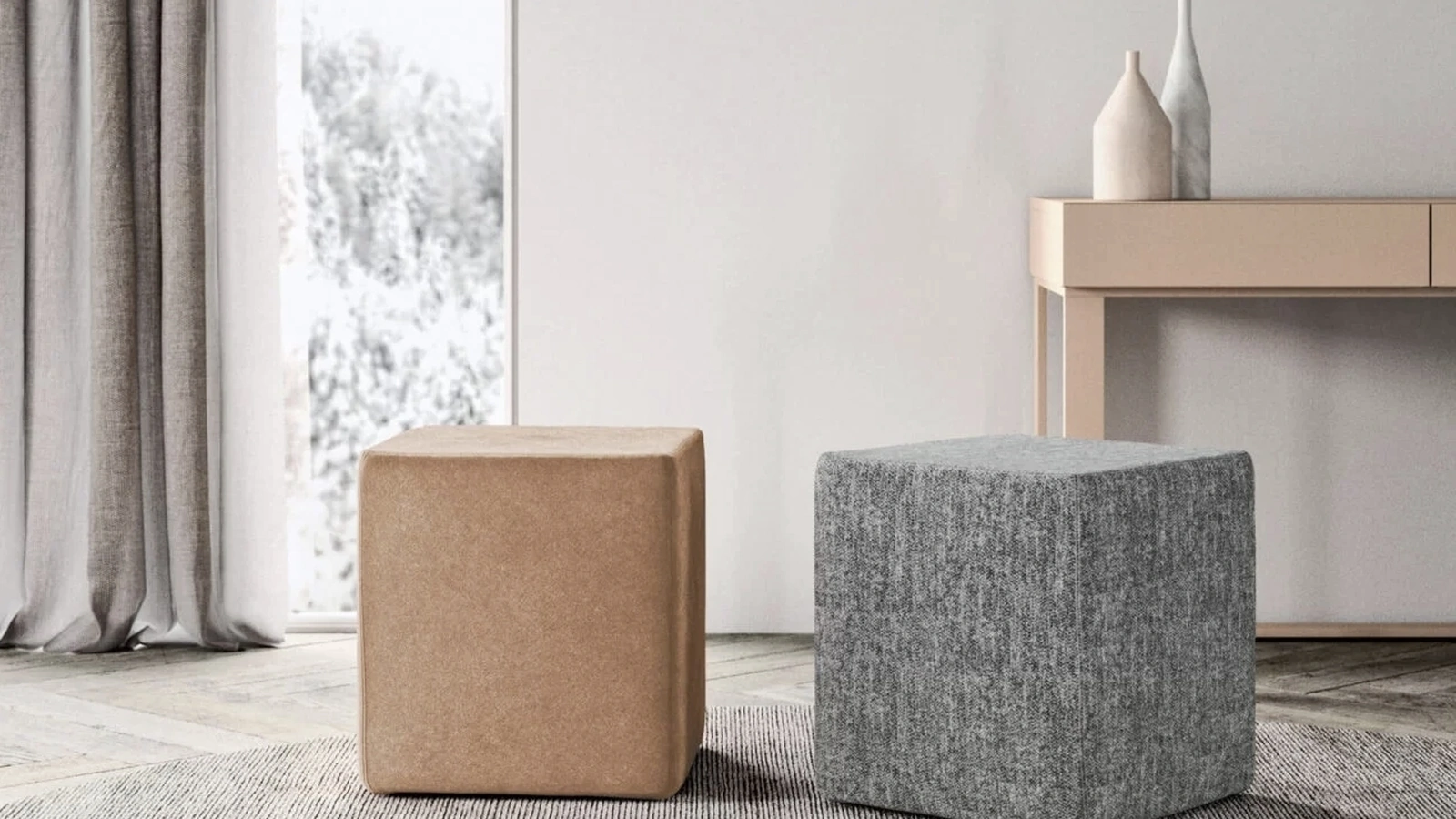 Pouf Quadrato di Presotto