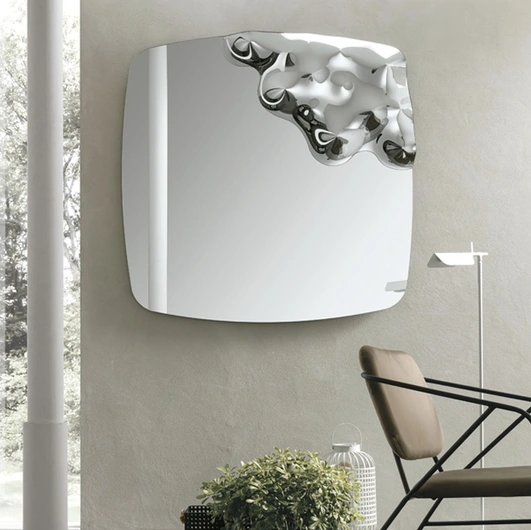 Specchiera in vetro curvato Horus di Target Point