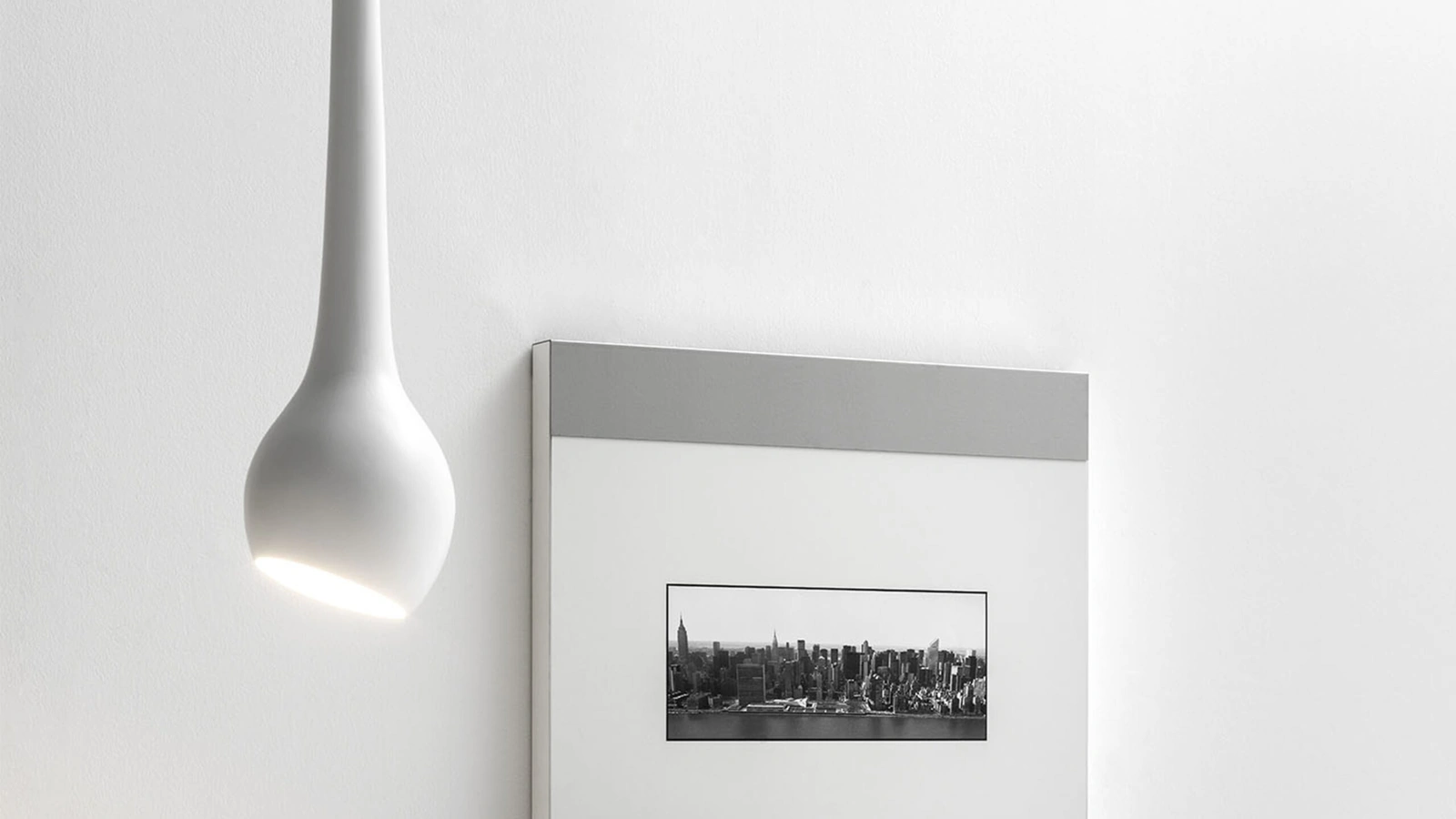 Lampada a sospensione Vanille in ceramica verniciata di Adriani e Rossi