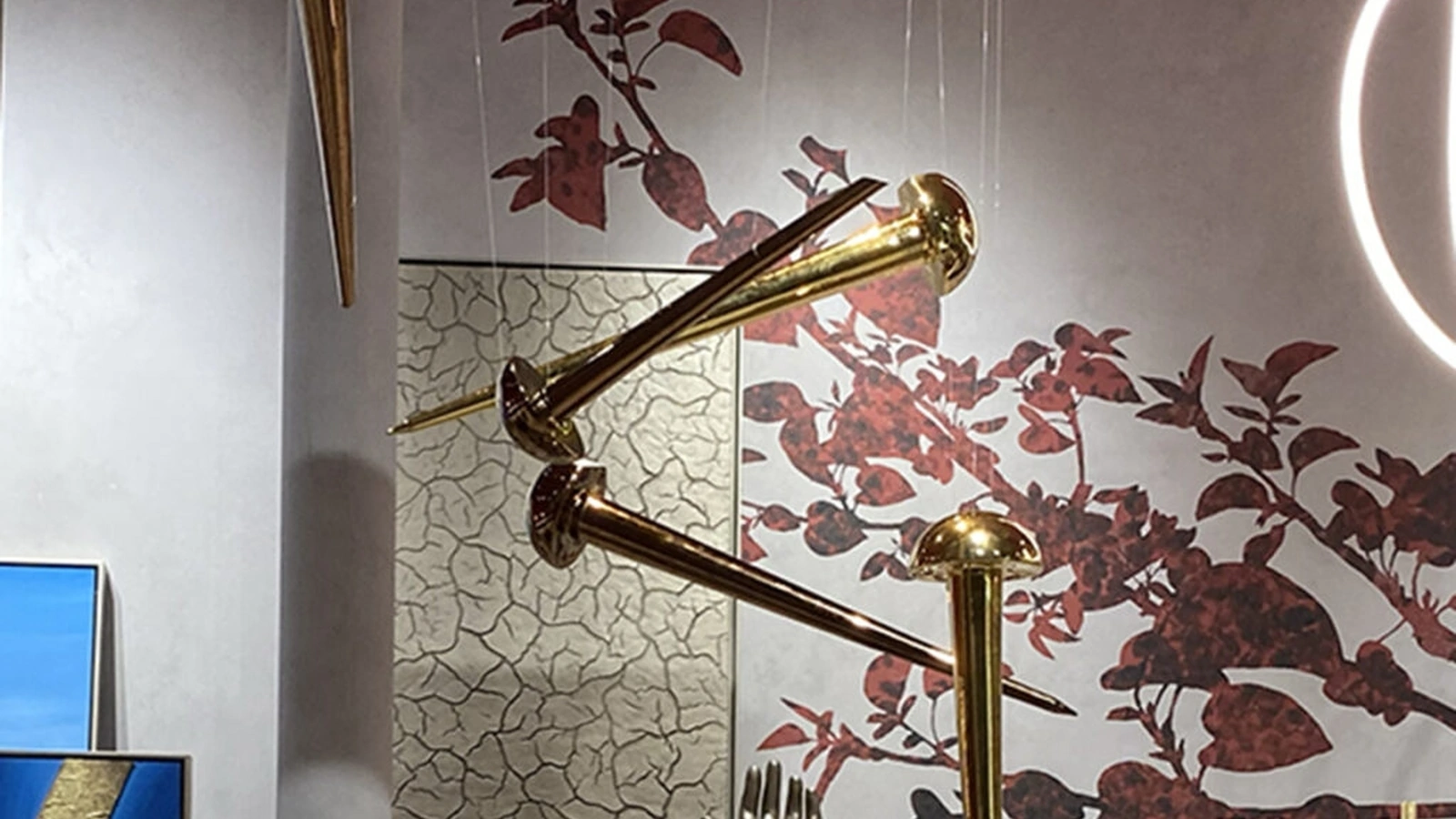 Lampada a sospensione Chiodo Lamp in ceramica smaltata di Adriani e Rossi