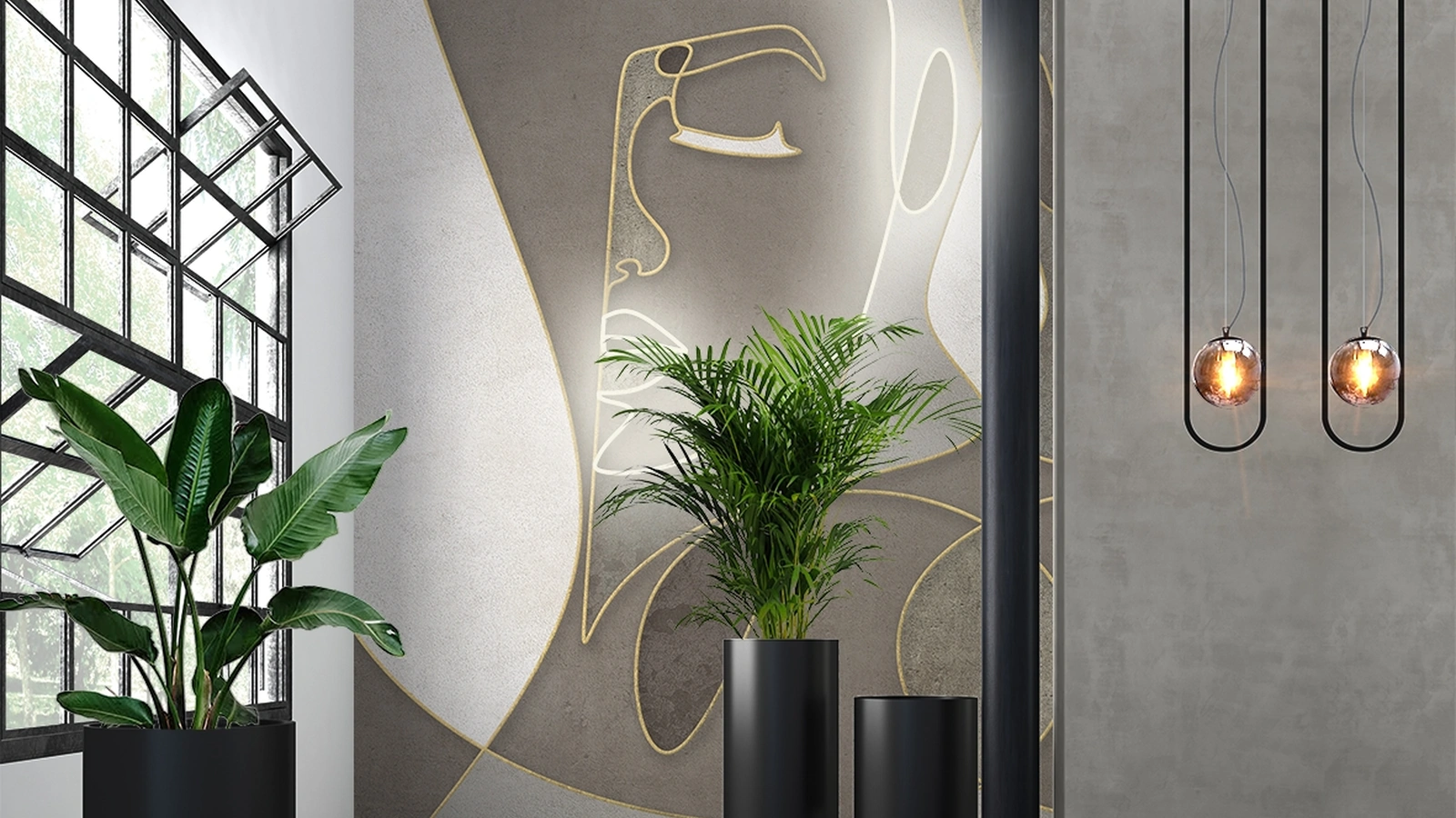 Lampada Flash a parete in materiale siliconico di Adriani e Rossi