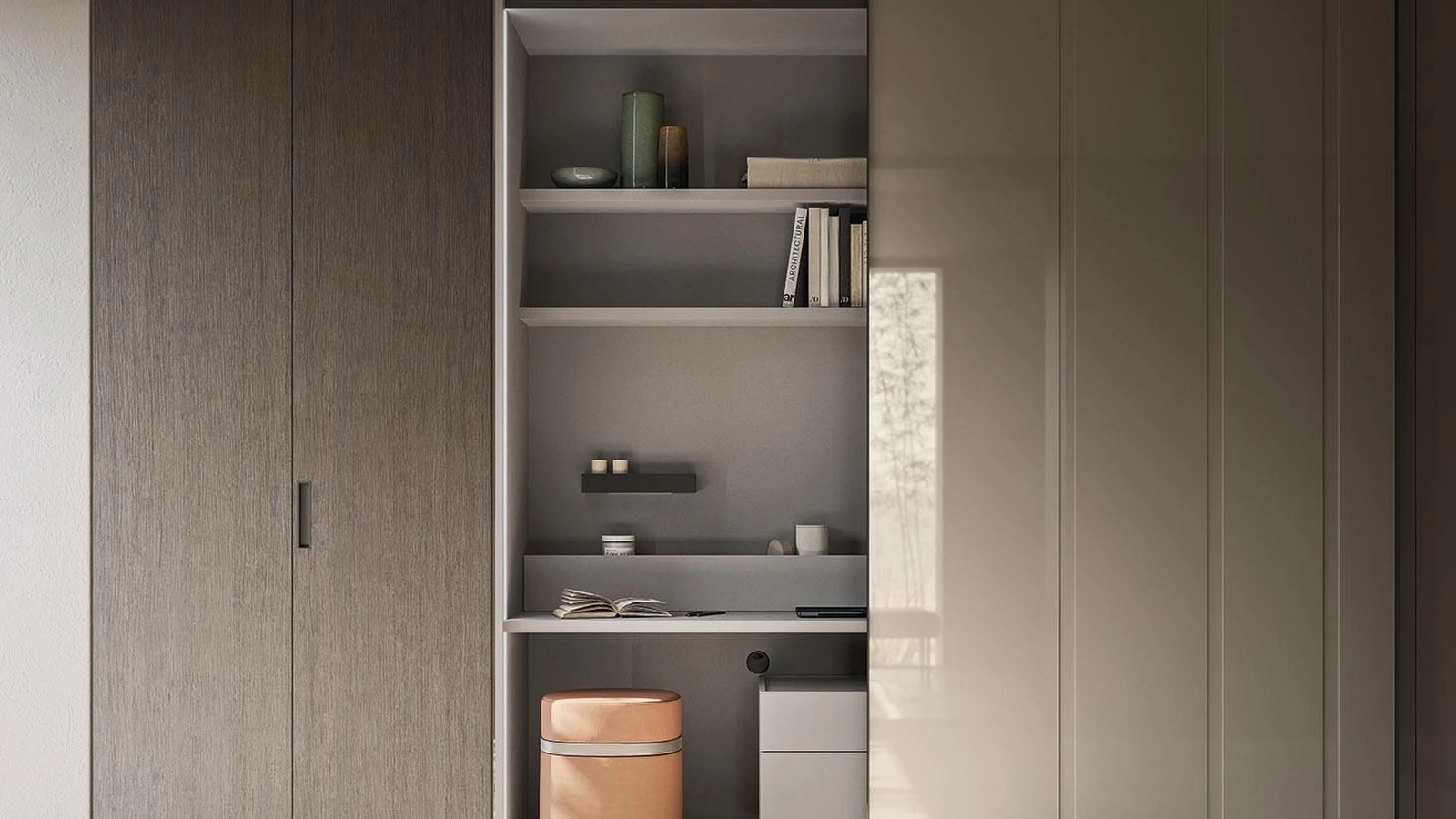 Armadio con ante scorrevoli Code di Alf Da Frè