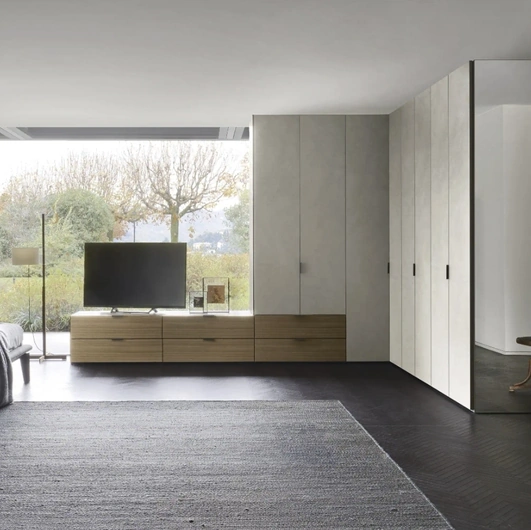 Armadio angolare Collage di Sangiacomo