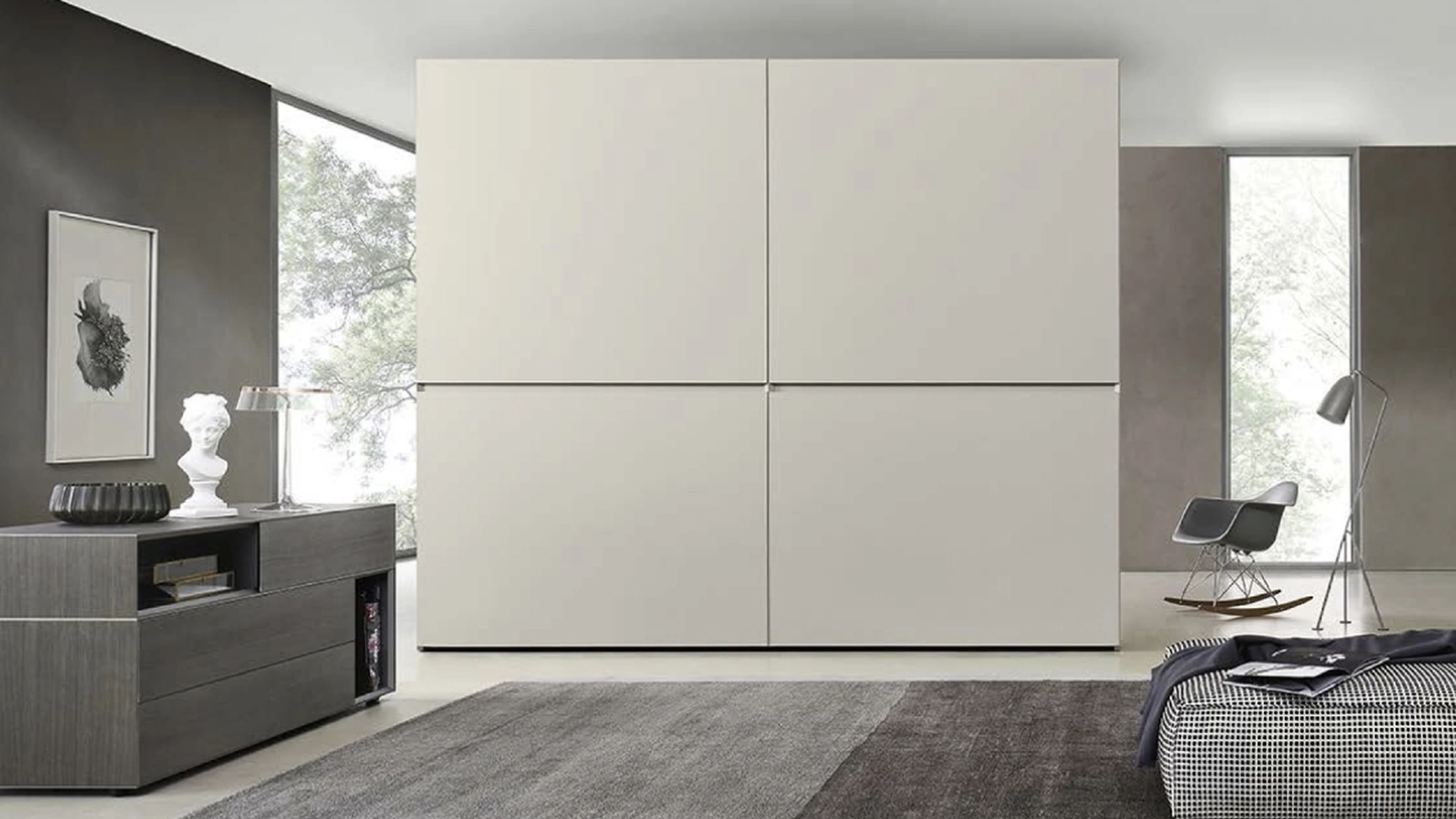 Armadio con ante scorrevoli Horizontal di Sangiacomo