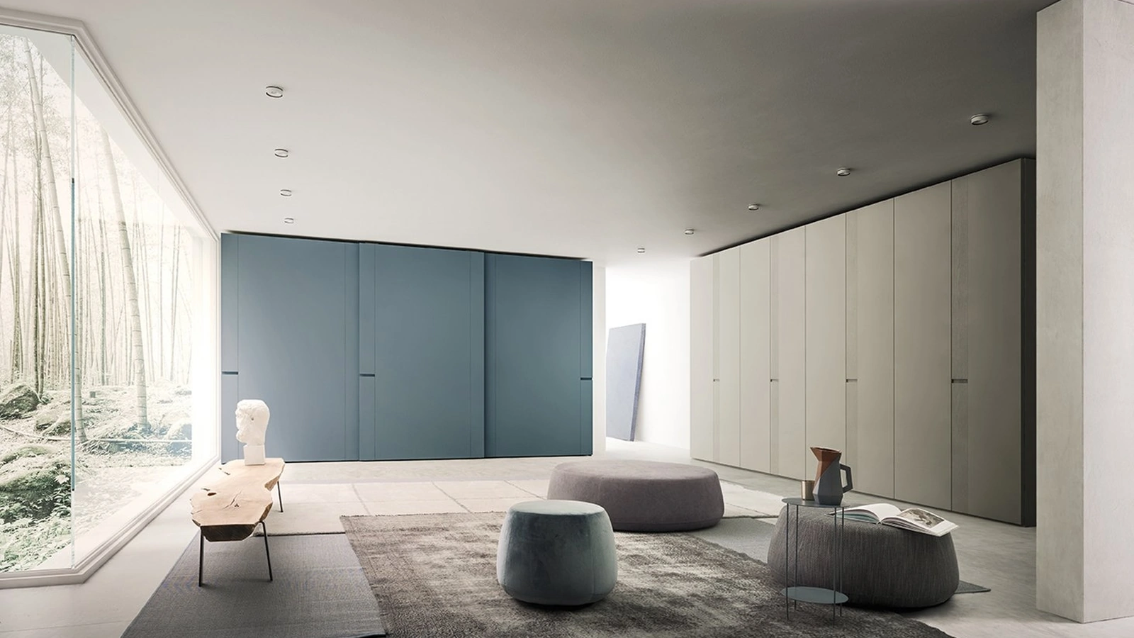 Armadio con ante scorrevoli Strip di Alf Da Frè