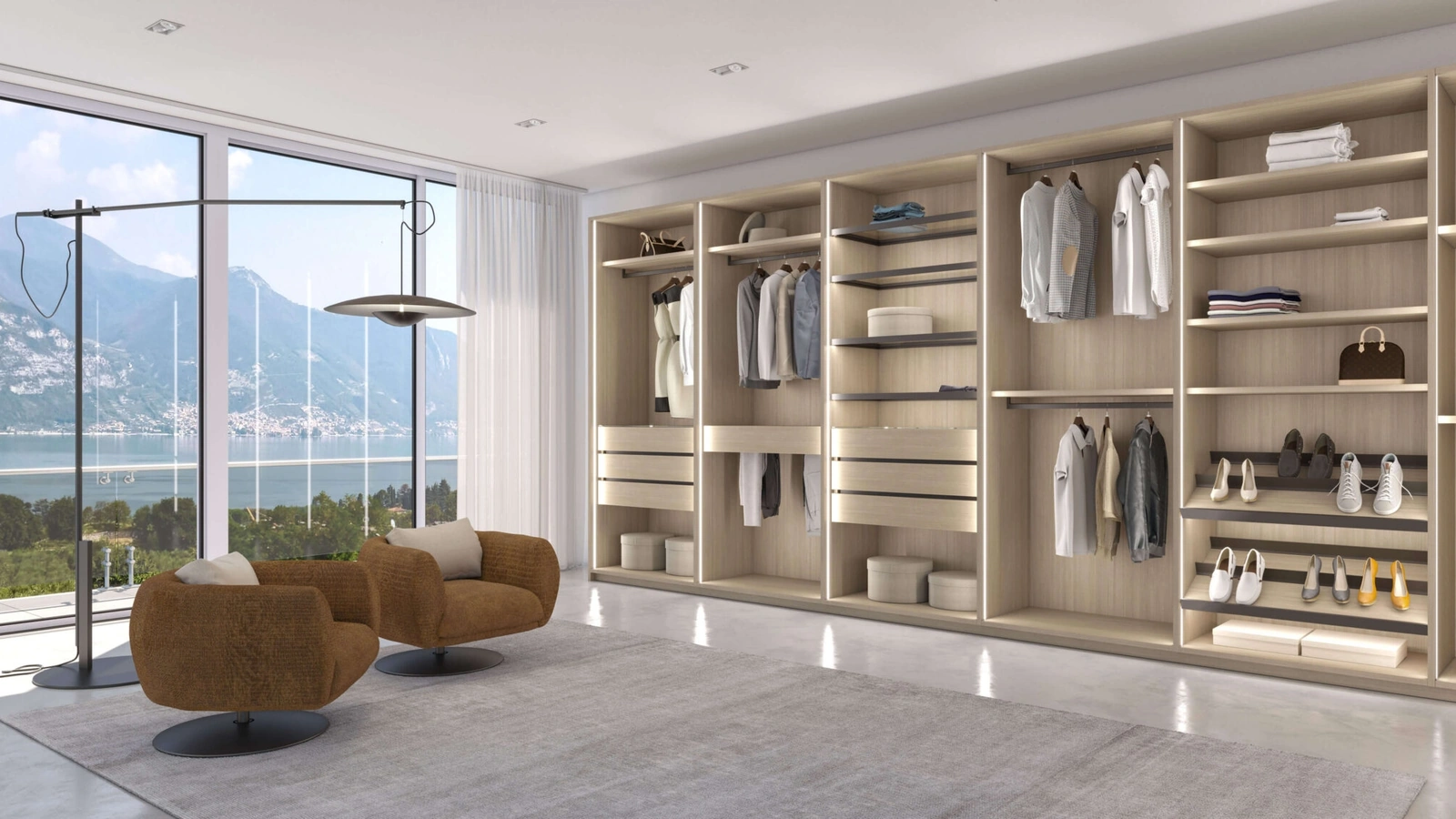 Cabina Armadio Tecnopolis Free Metal Wood di Presotto