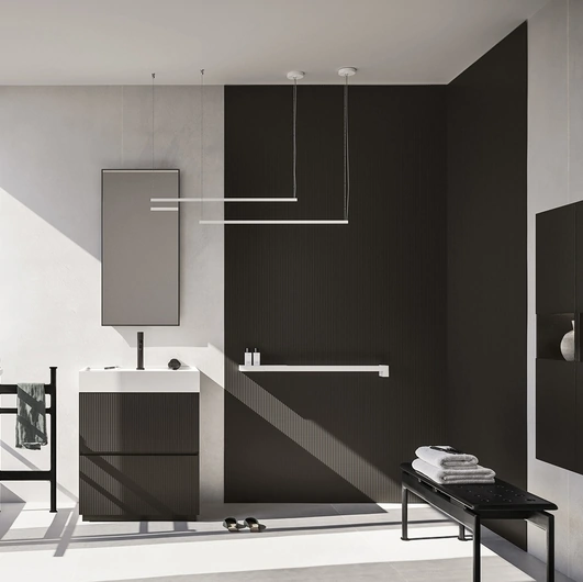 Mobile da Bagno a terra Code 03 in laccato di Arbi