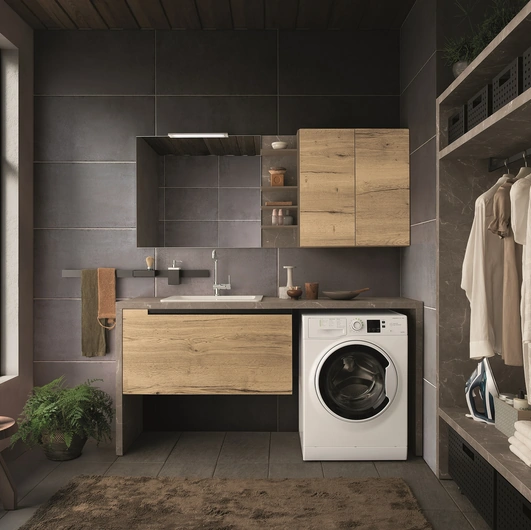 Mobile da Bagno in melaminico e HPL Laundry 04 di Archeda