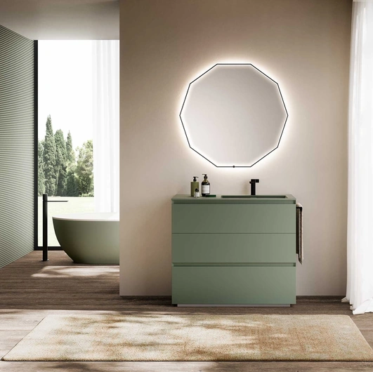 Mobile da Bagno Block System Syntesi C22 di Baxar