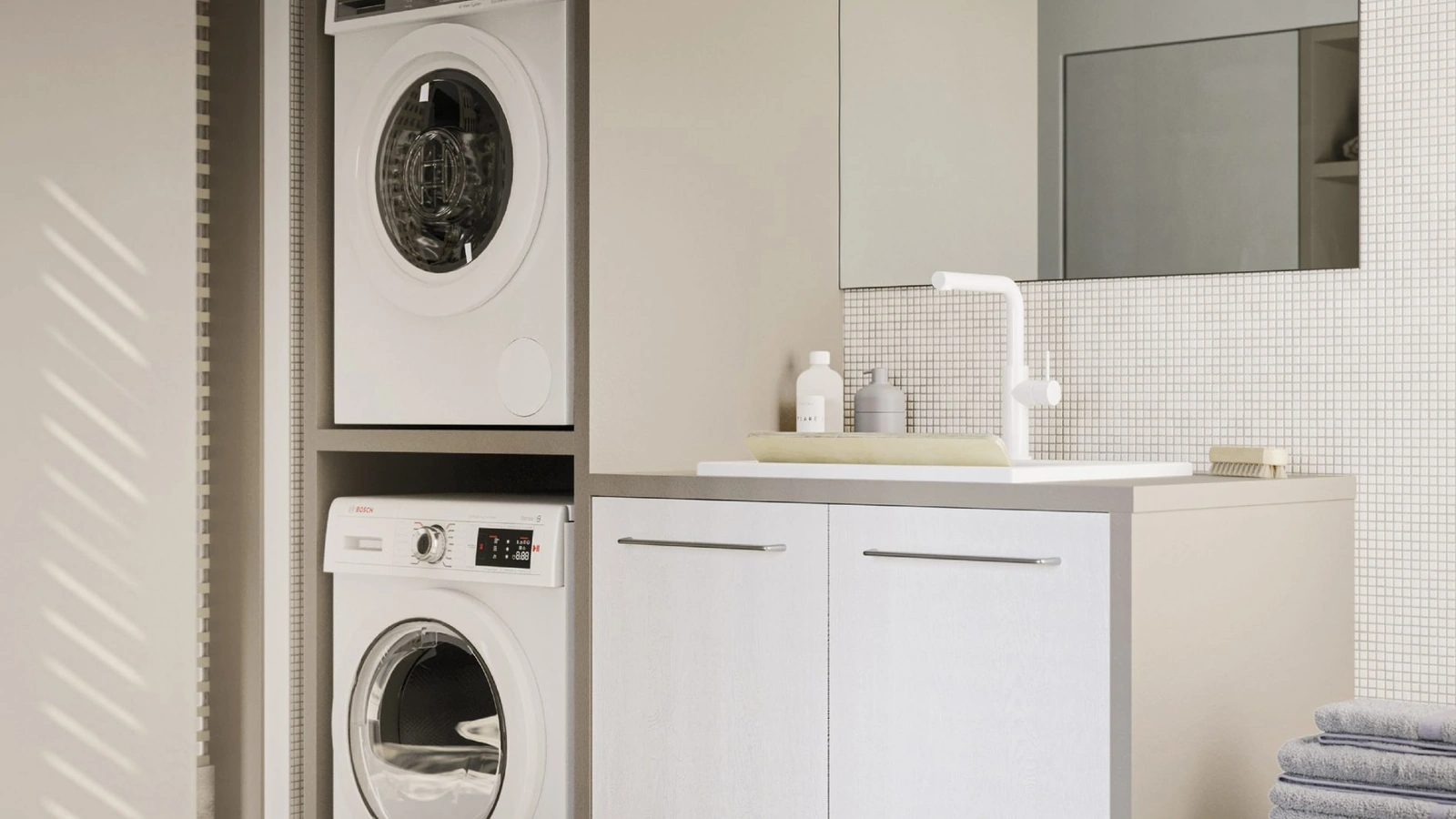 Mobile da Bagno per lavanderia Bolle 05 di Arbi