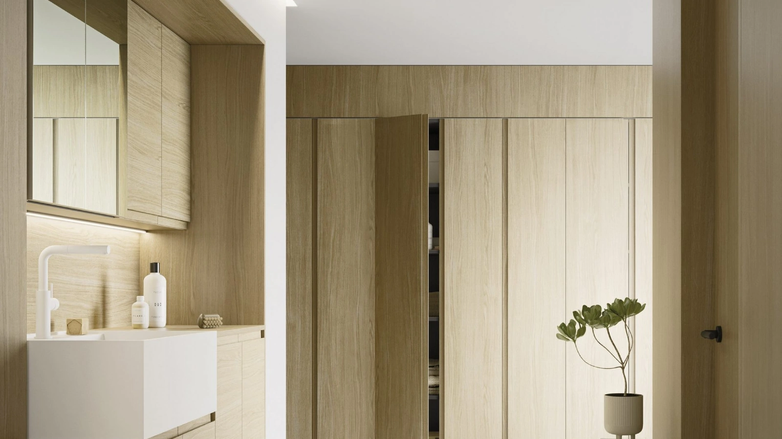 Mobile da Bagno per lavanderia Bolle J 03 di Arbi