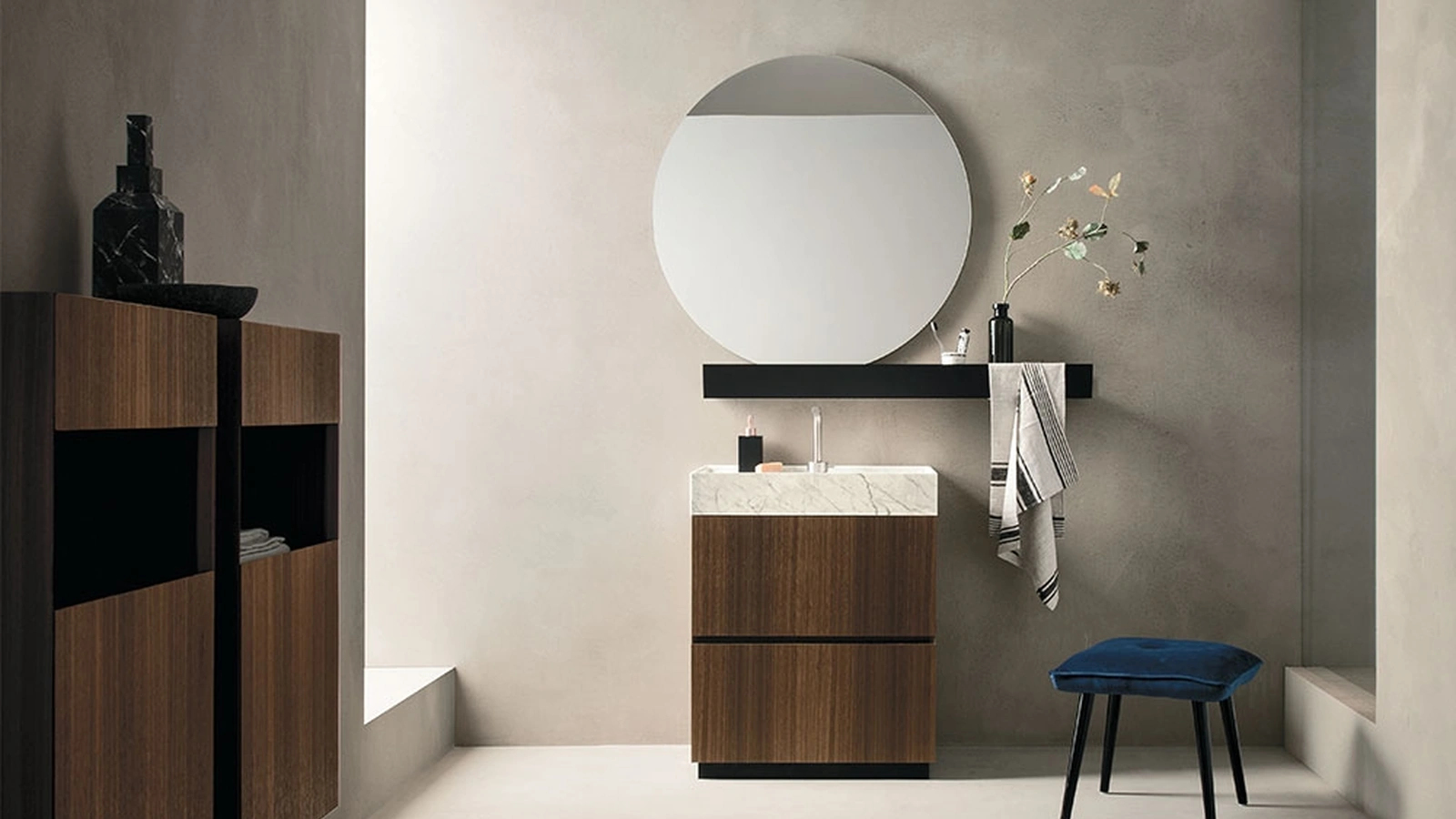 Mobile da Bagno a terra Code 03 in legno di Arbi