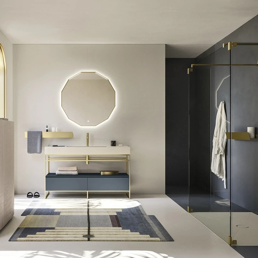 Mobile da Bagno a terra Code 06 in laccato di Arbi