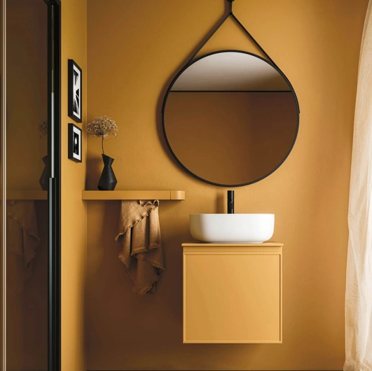 Mobile da Bagno sospeso Decor Cozy yellow di Arbi