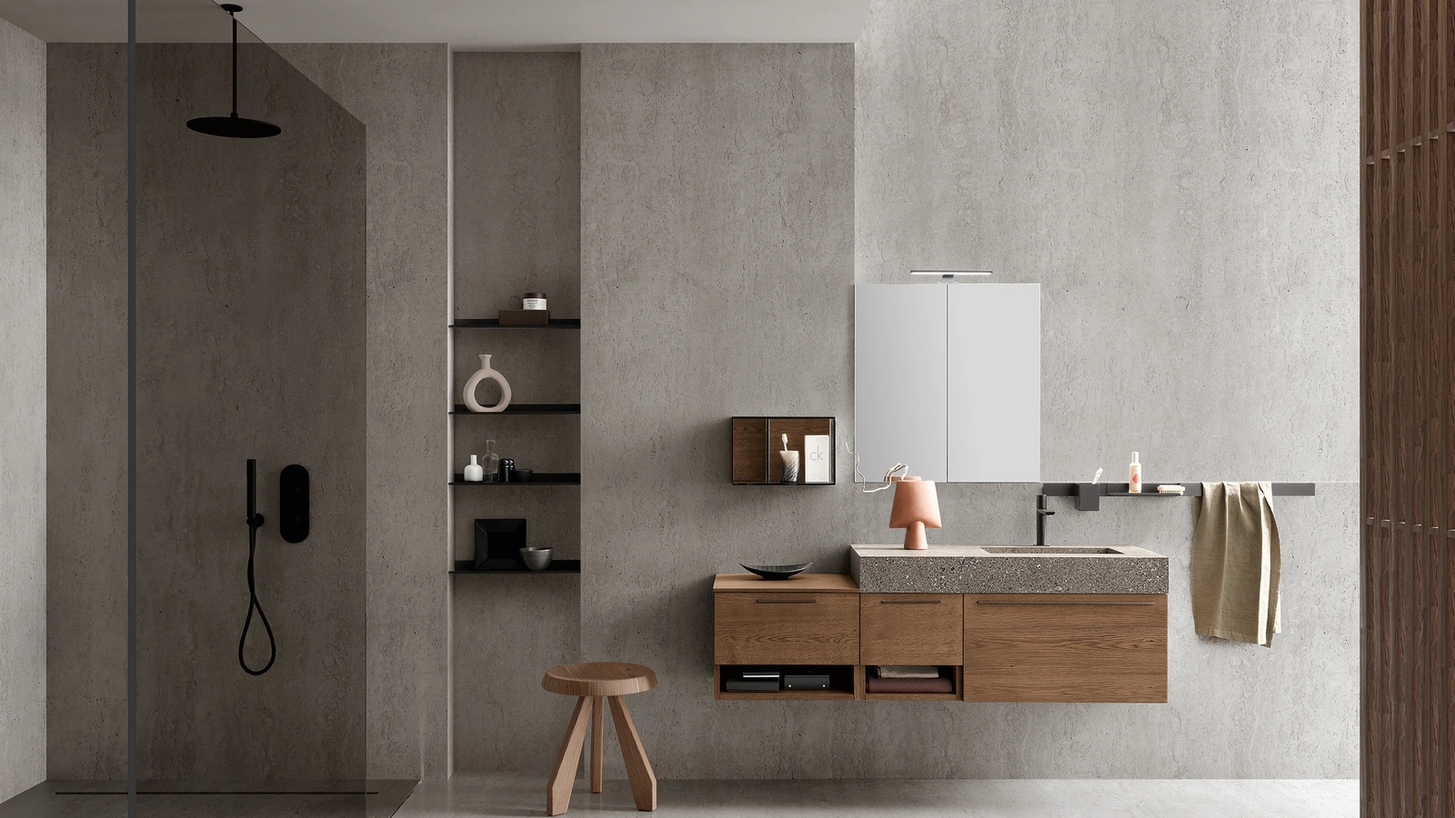 Mobile da Bagno sospeso Essenze 01 di Archeda