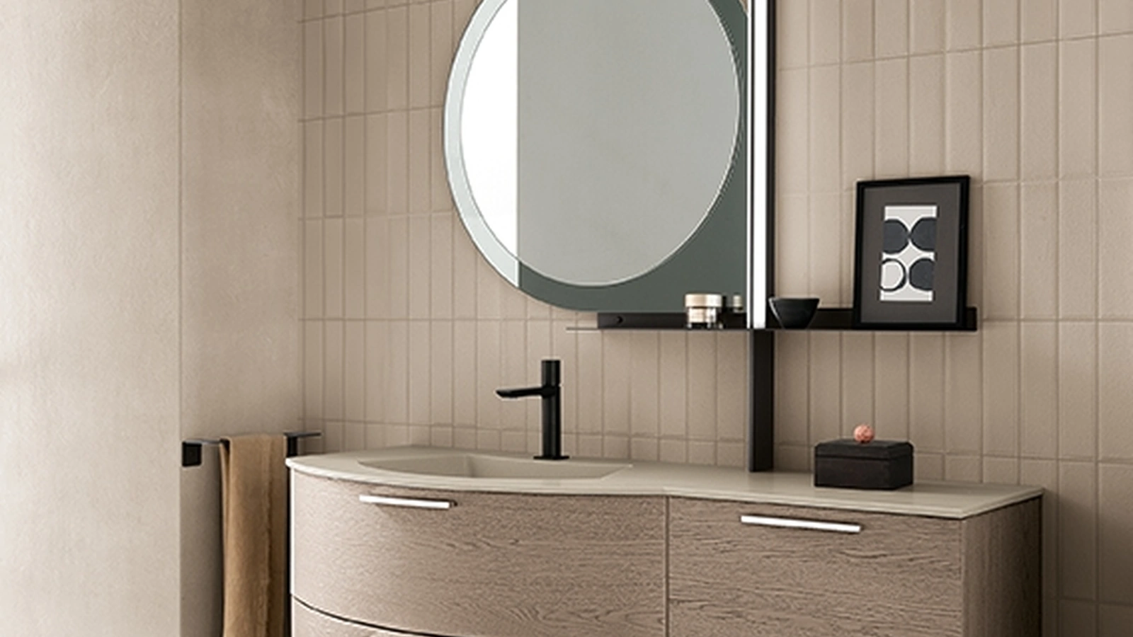 Mobile da Bagno sospeso Essenze 04 di Archeda