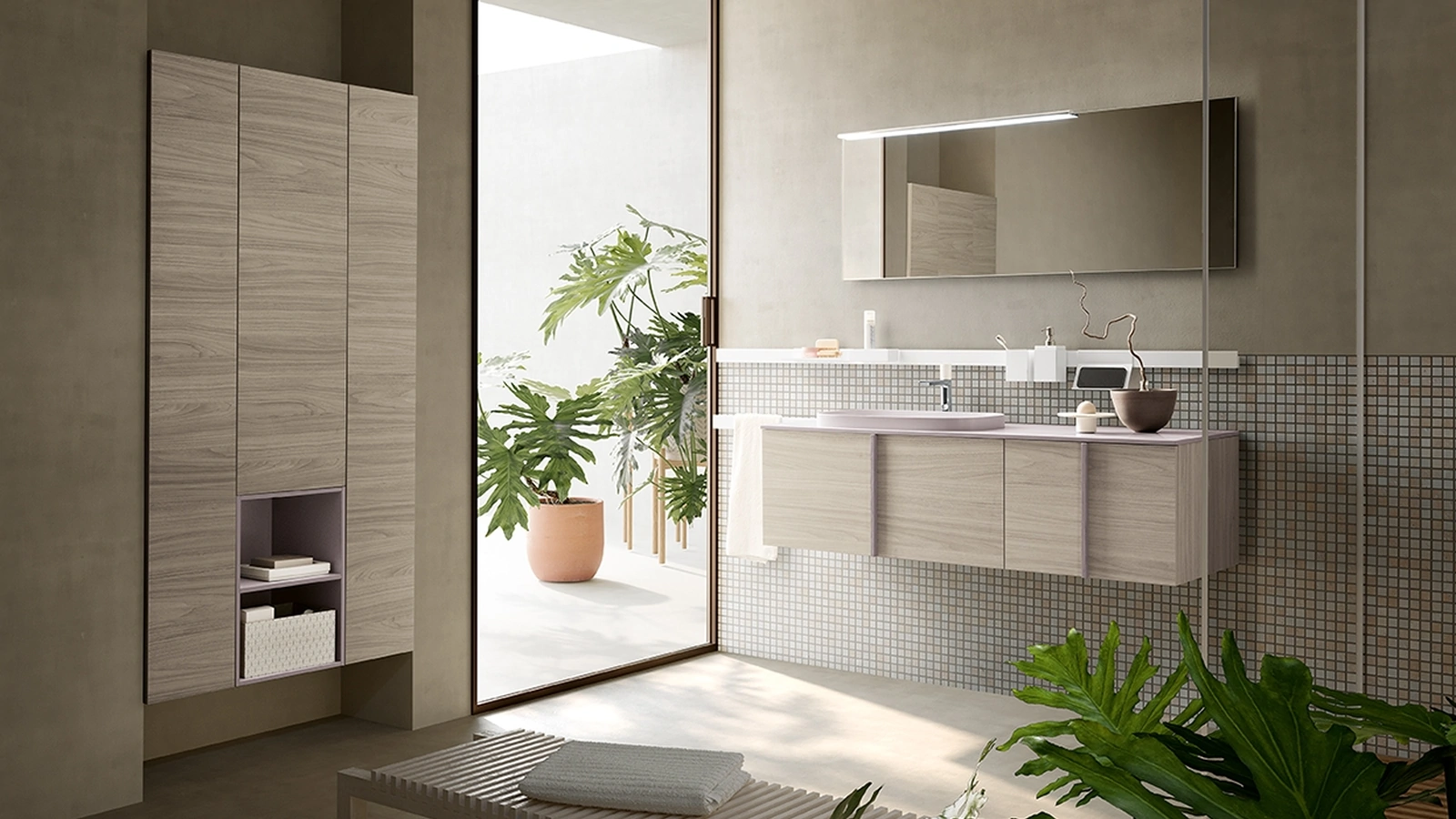 Mobile da Bagno sospeso Essenze 07 di Archeda