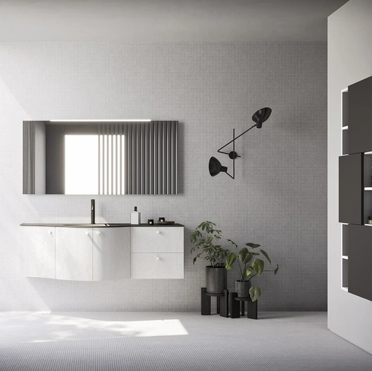 Mobile da Bagno Ho-me plus curvo 57 di Arbi