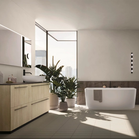 Mobile da Bagno a terra Ho-me plus liscio 43 di Arbi