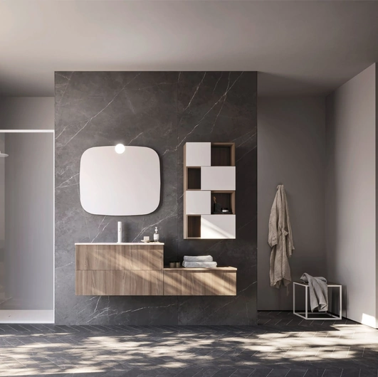 Mobile da Bagno sospeso Ho-me plus liscio 45 di Arbi