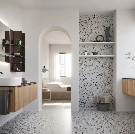 Mobile da Bagno sospeso Ho-me plus liscio 51 di Arbi