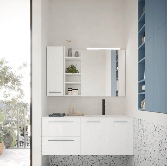 Mobile da Bagno sospeso Ho-me plus liscio 53 di Arbi