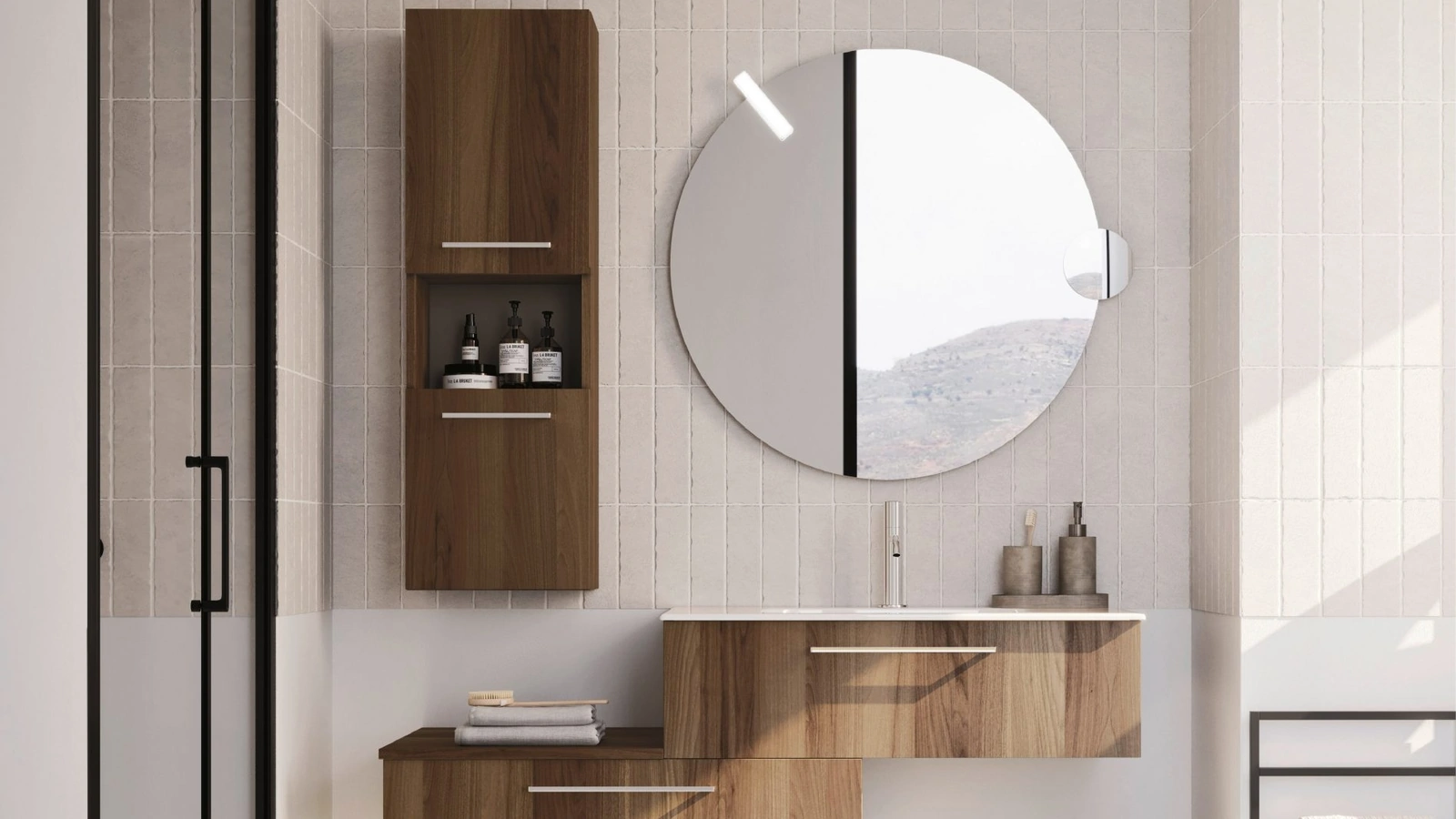 Mobile da Bagno Ho-me plus liscio 58 di Arbi