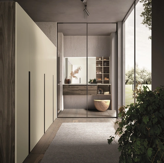 Mobile da Bagno in melaminico e laccato Laundry 09 di Archeda