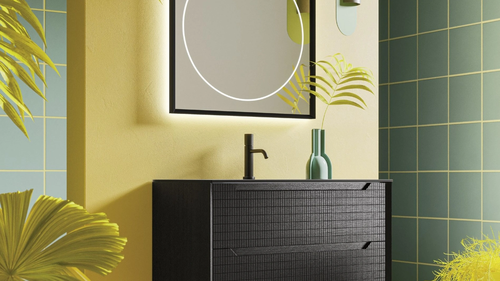 Mobile da Bagno sospeso Master 04 in Rovere di Arbi