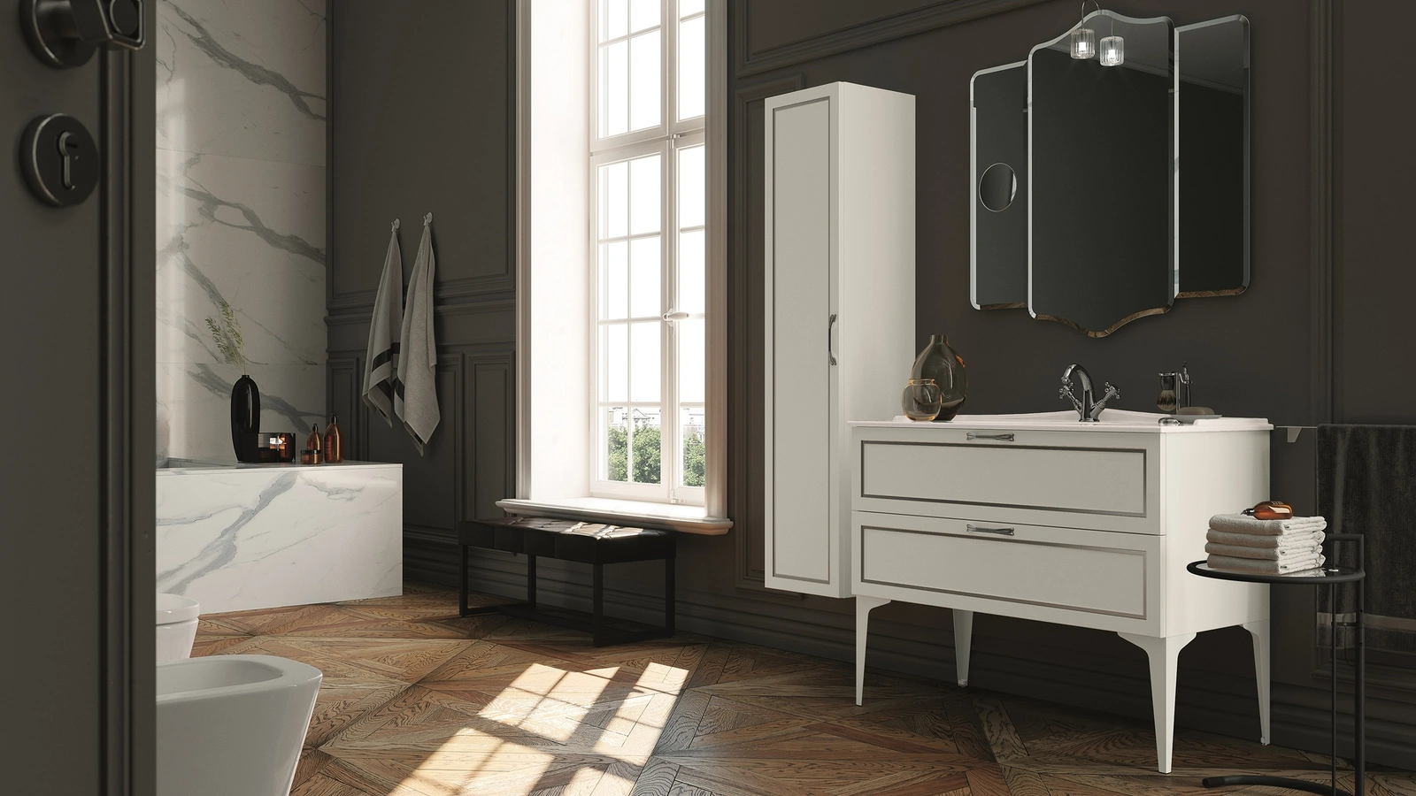 Mobile da Bagno a terra Seta 09 di Archeda