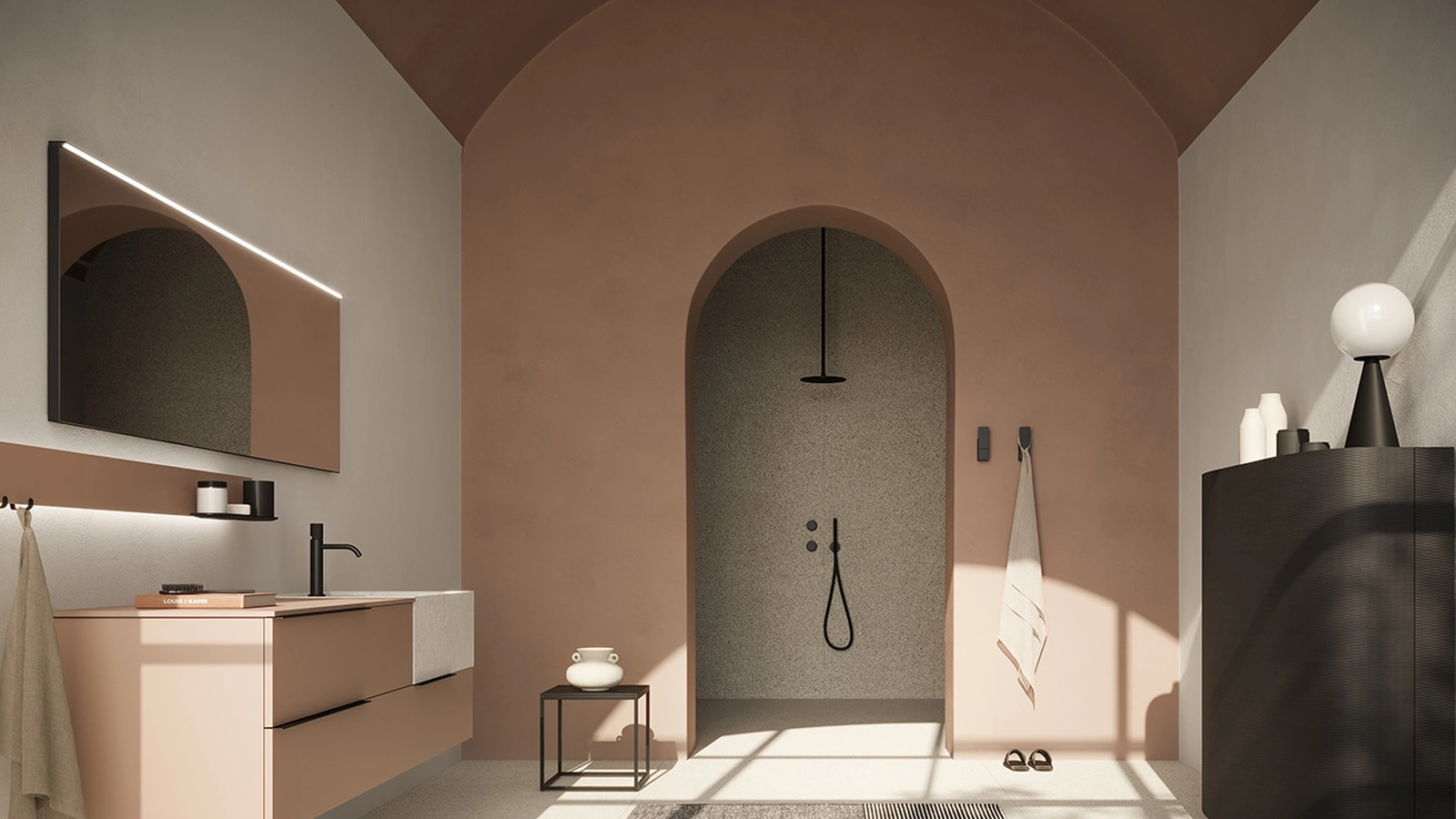 Mobile da Bagno Sky Liscio 14 di Arbi