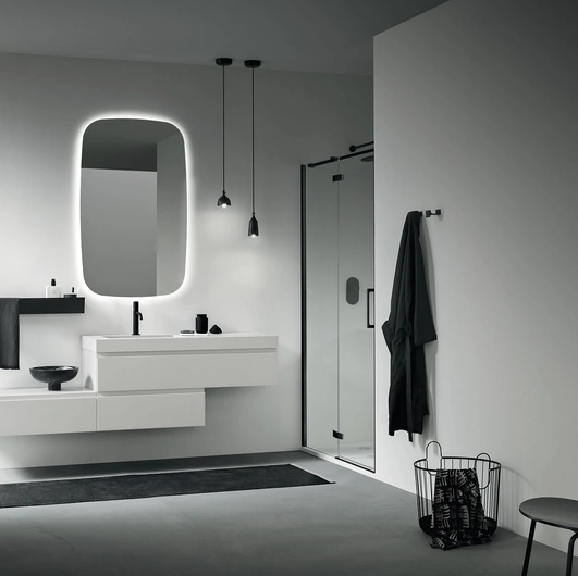 Mobile da Bagno sospeso Street 02 in laccato opaco di Arbi