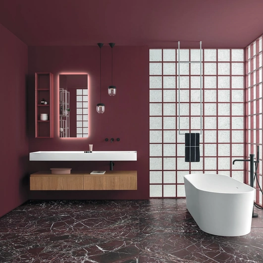 Mobile da Bagno sospeso Street 08 in legno di Arbi