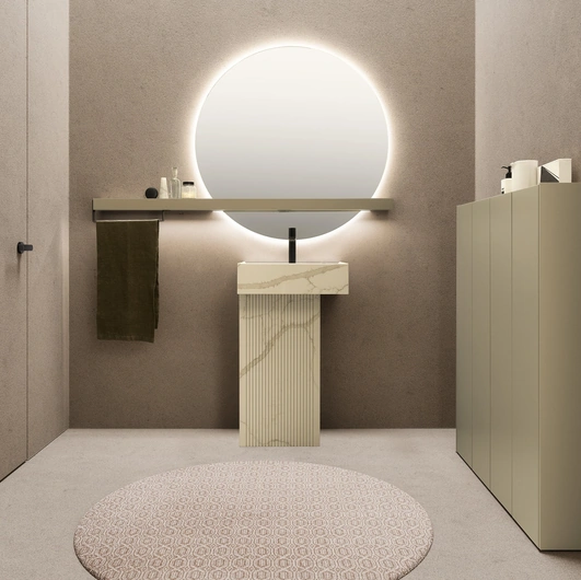 Mobile da Bagno a terra in Okite Tulle 03 di Archeda