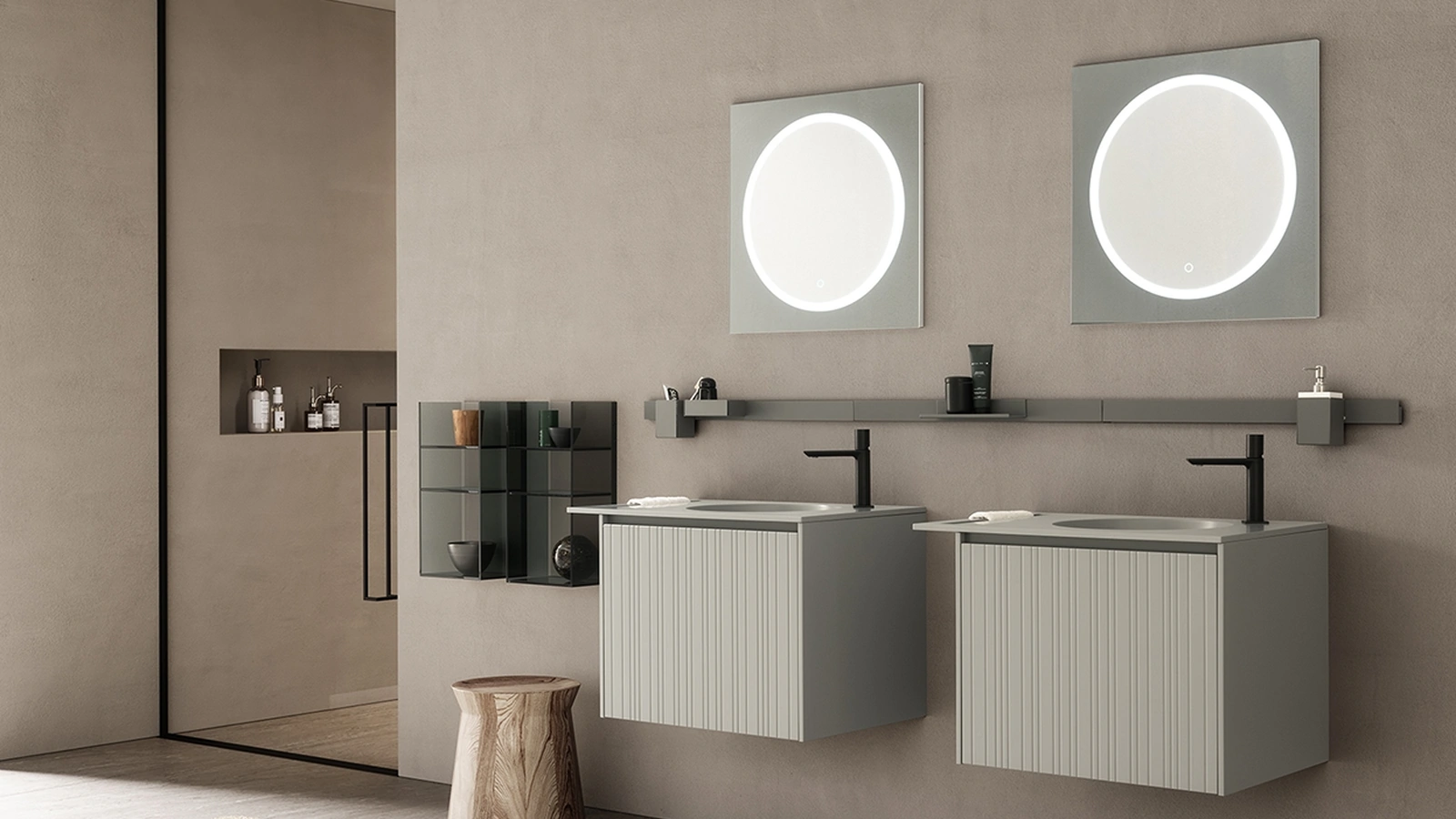 Mobile da Bagno sospeso Tulle 09 di Archeda