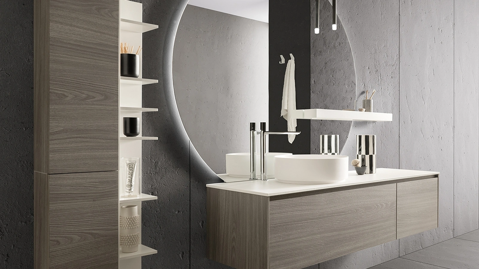 Mobile da Bagno sospeso Tulle 14 di Archeda