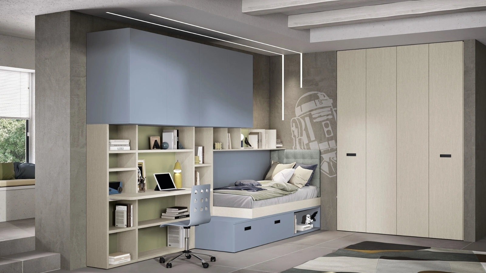 Cameretta 125 su misura di Ferrimobili