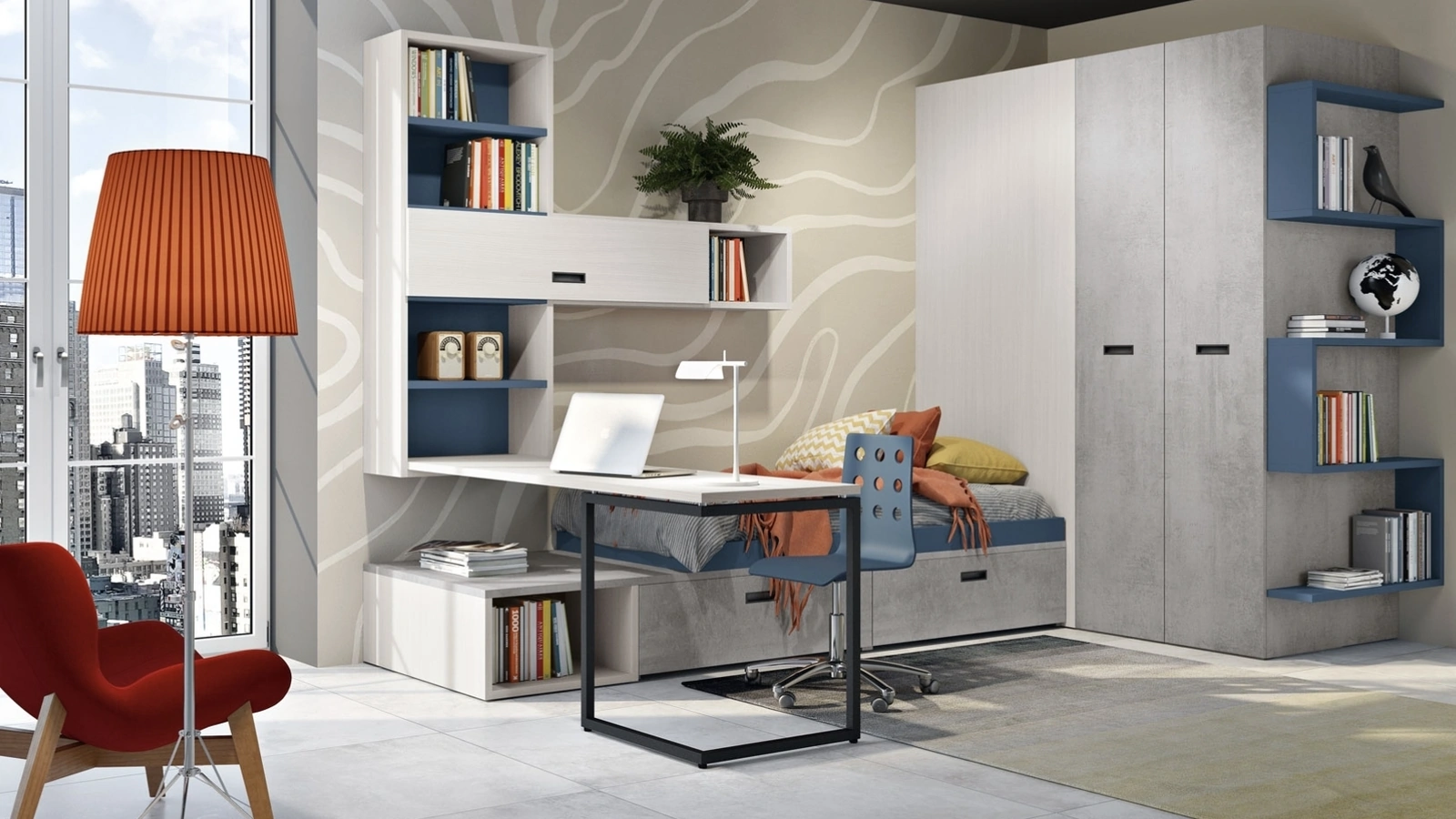 Cameretta componibile 151 di Ferrimobili